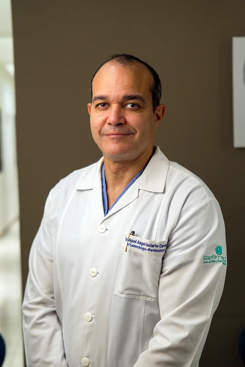 Dr. Miguel Ángel Inciarte Cardozo, oftalmólogo especialista en retina y vítreo en RetimediQ